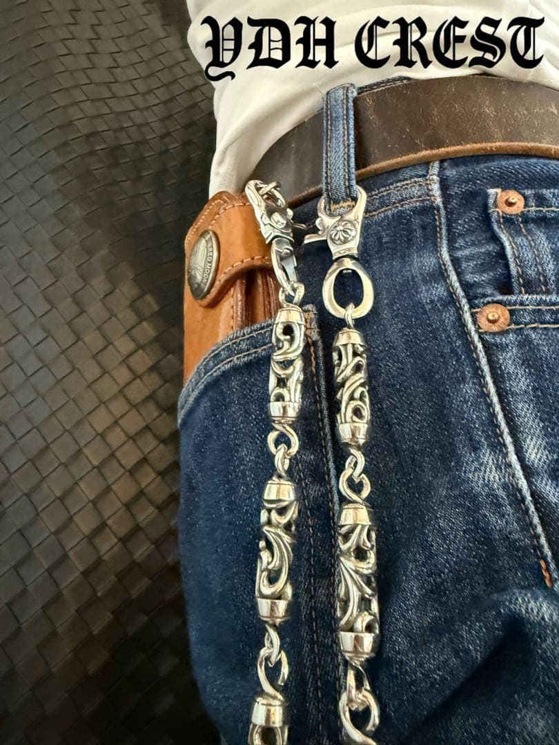 ★TARUGATA　ウォレットチェーン　バイカー必須ウォレットシルバーチェーン