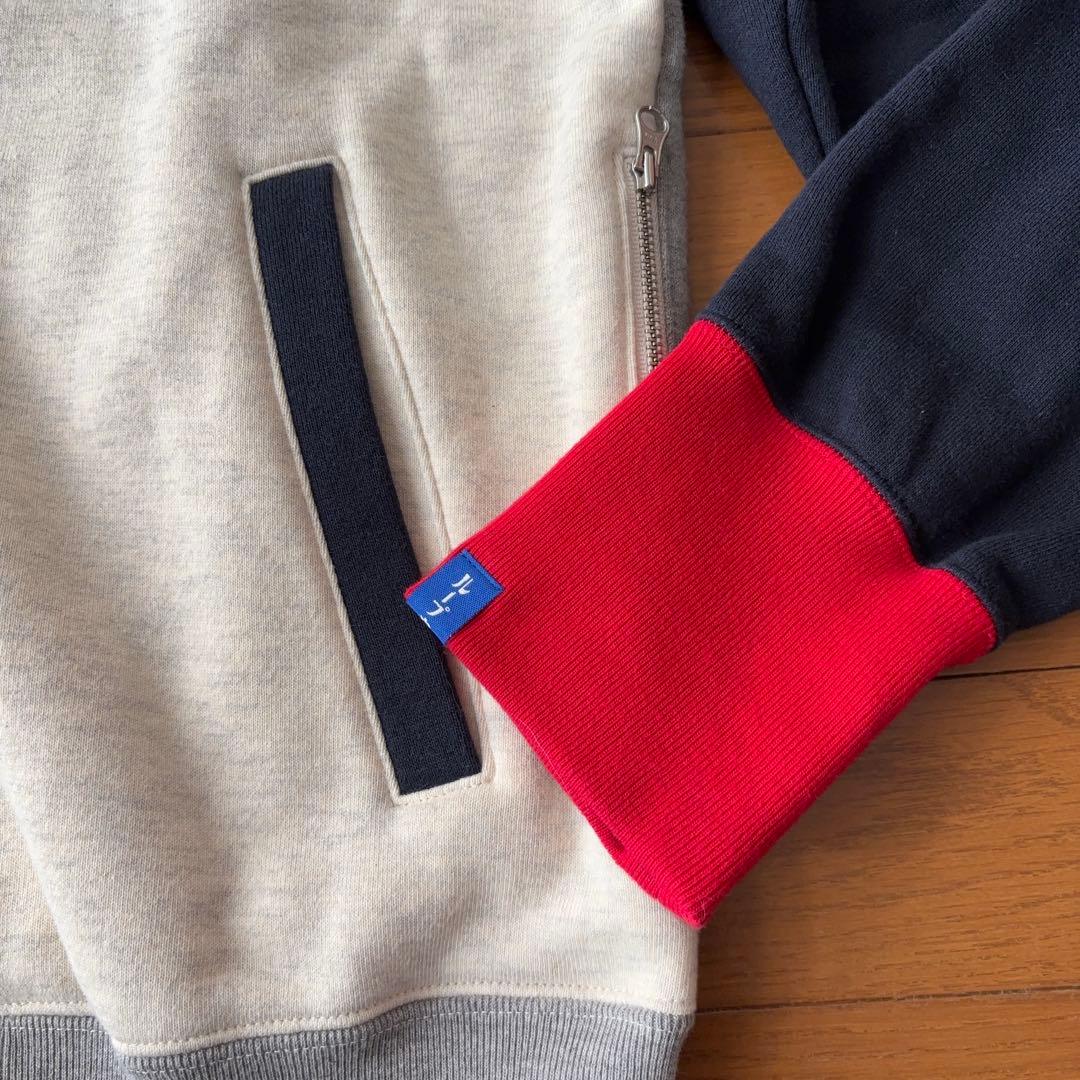 LOOPWHEELER スウェットブルゾン クレイジーパターン ジップアップ