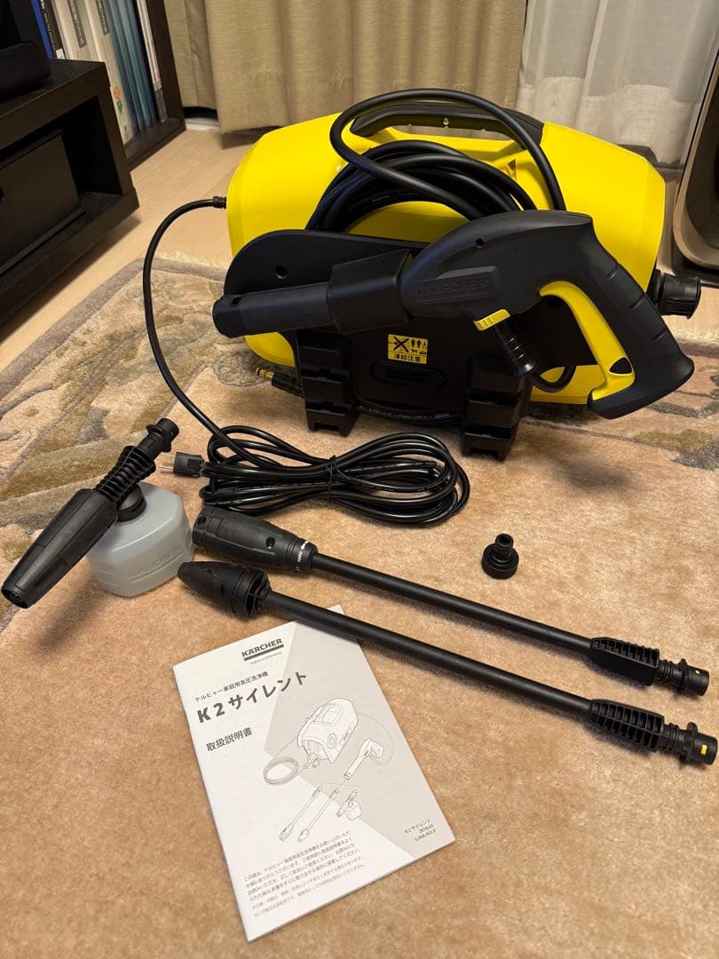 【極美品】高圧洗浄機 ケルヒャー K2 サイレント 屋内2回使用のみ