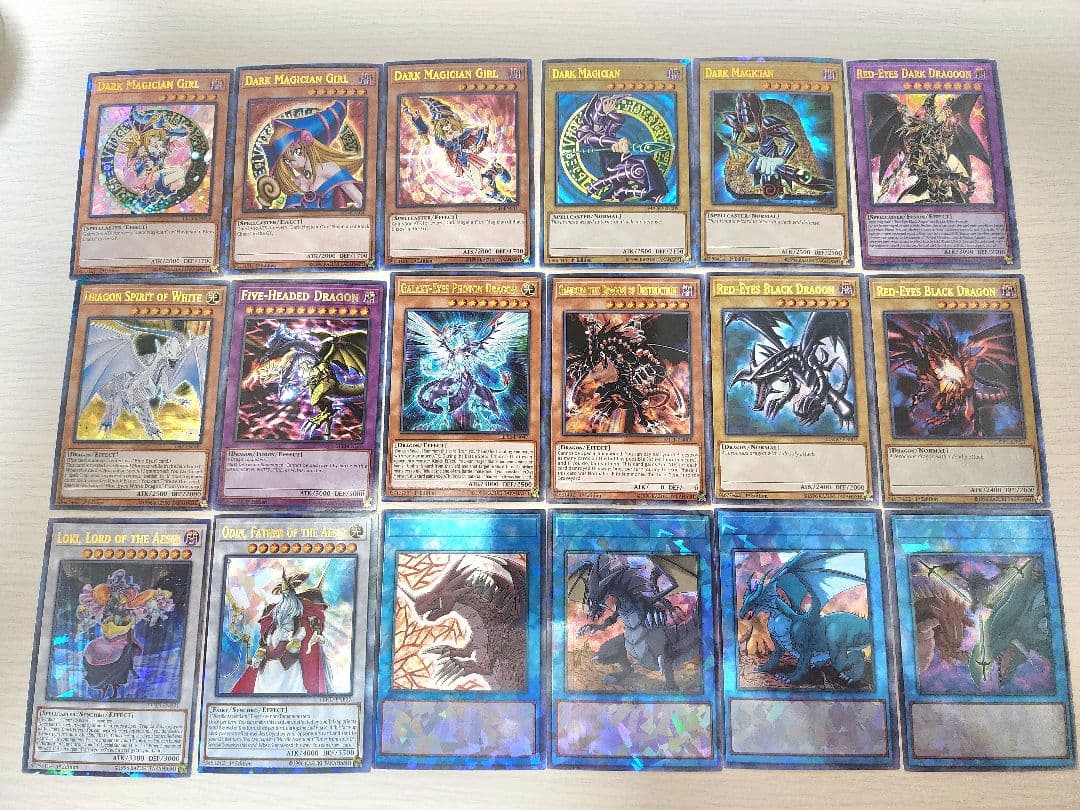 海外版　20th　遊戯王　カードセット72枚　ブルーアイズ　エグゾディア　三幻神