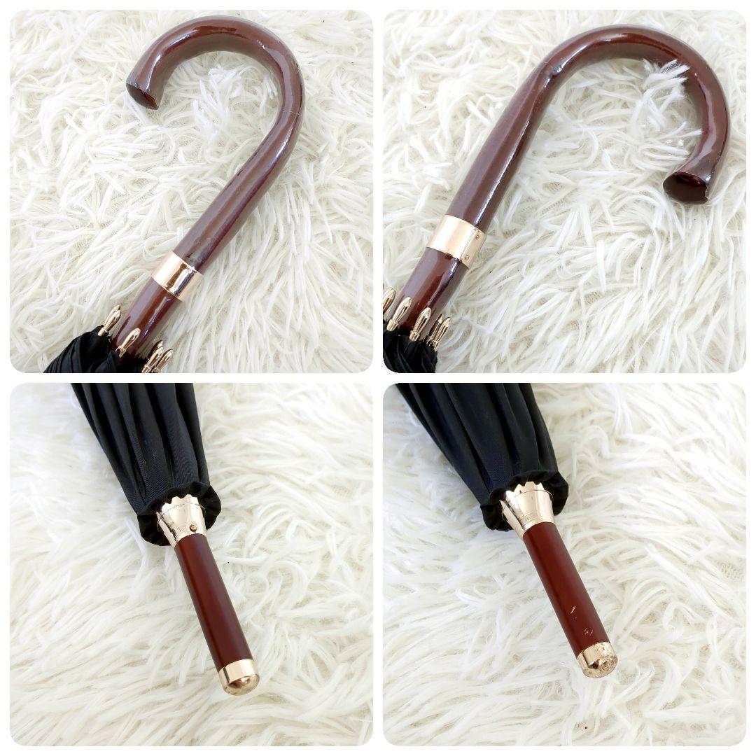 美品✨️POLO RALPH LAUREN 長傘 ブラック　ロゴ