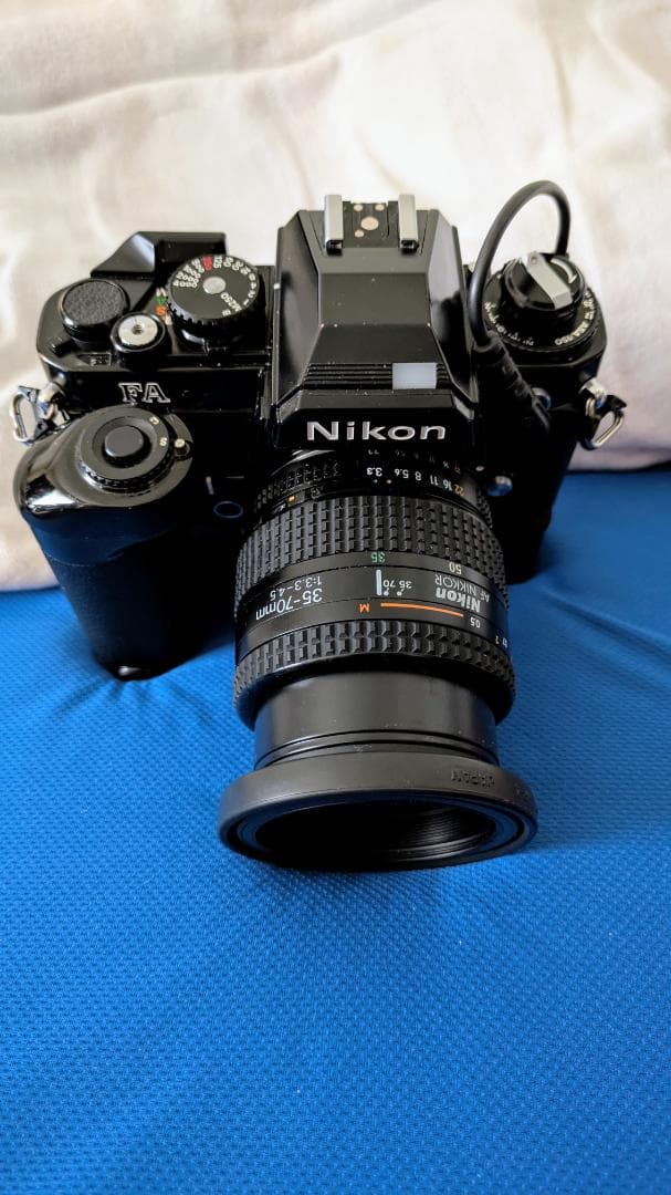 限界値下美品！Nikon FA 黒確認済 35-70mm+MD-12+MF-12