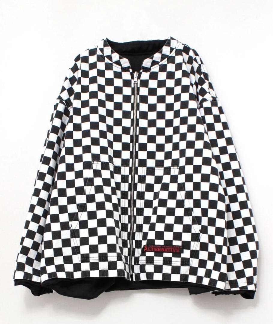 RNA J1989 チェッカーリバーシブルジャケット