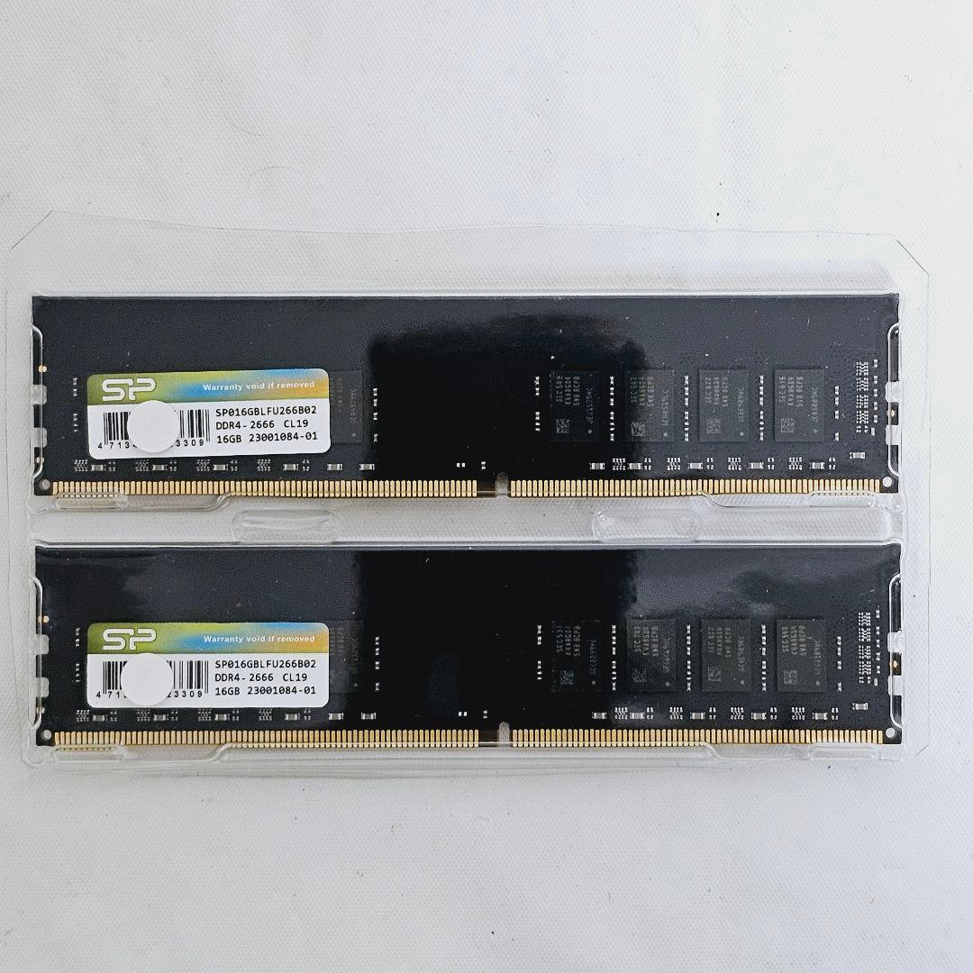 SP SP016GBLFU266B22 8GB ×2枚（計16GB）