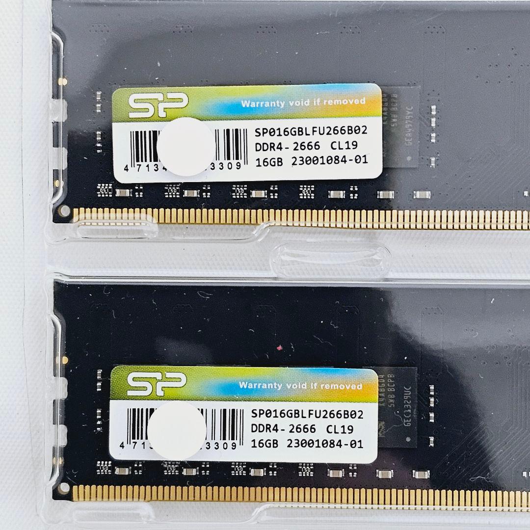 SP SP016GBLFU266B22 8GB ×2枚（計16GB）