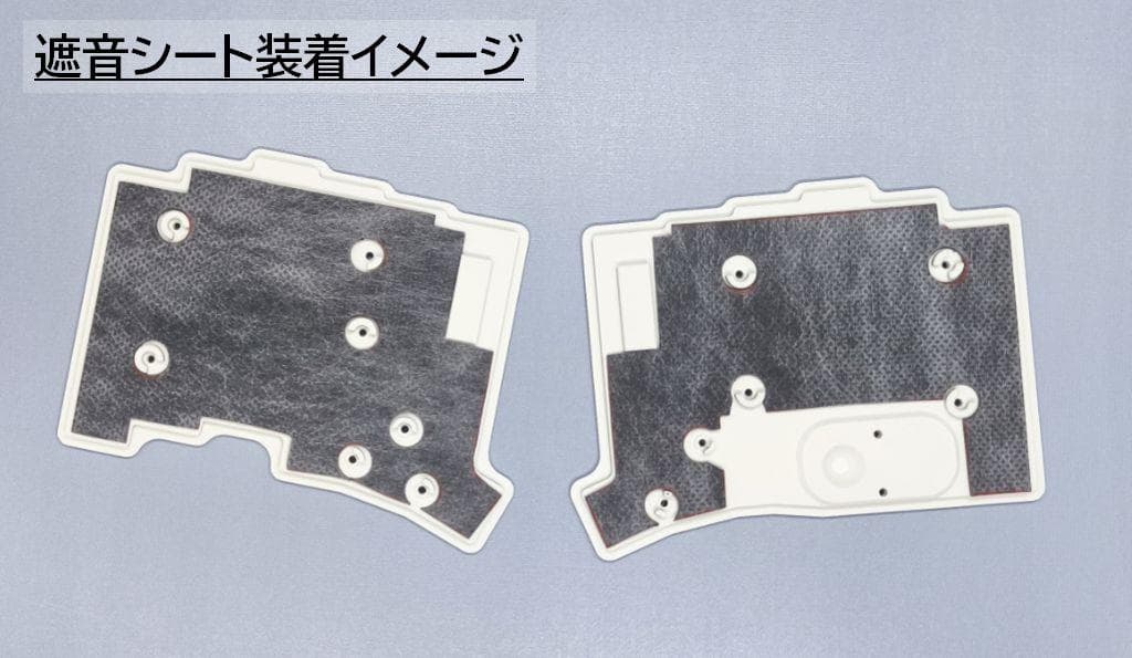 Keyball39ケース 可変テンティング、パームレスト付き