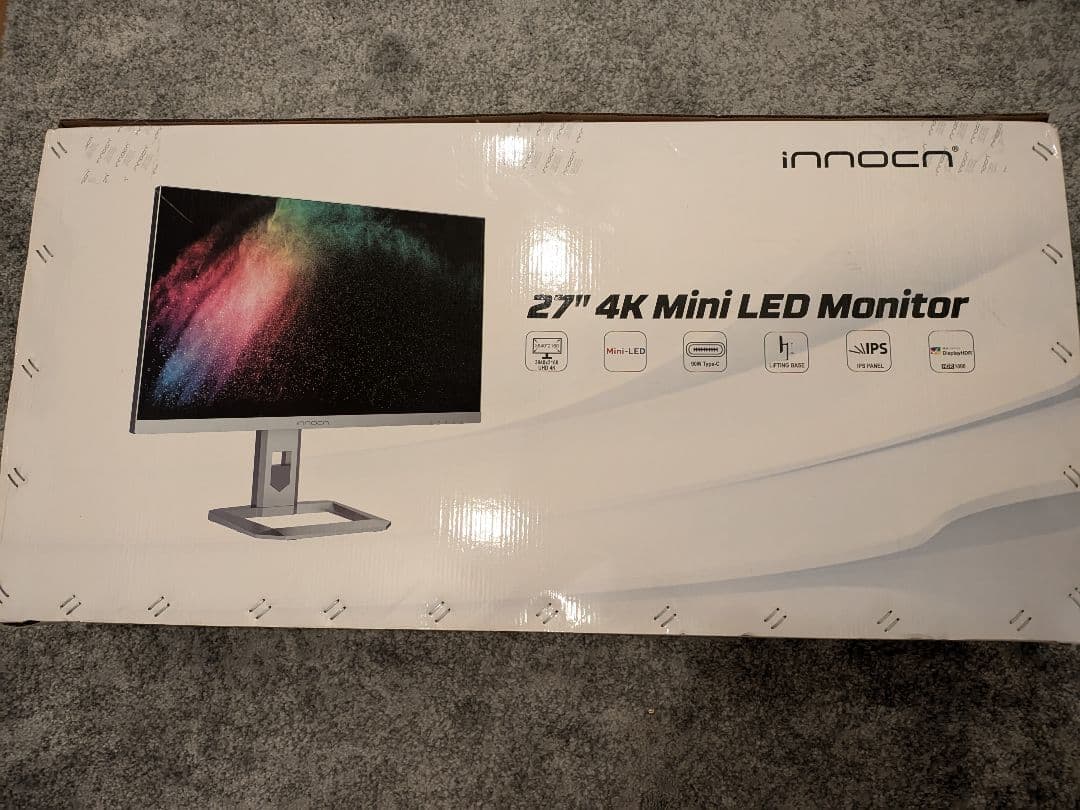 INNOCN 27M2U 4K 27インチ HDR1000 モニター