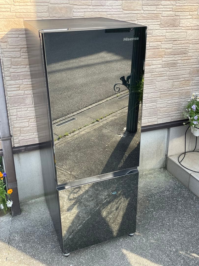 ✳️Hisenseノンフロン冷蔵庫 ★2023年製★162L★ミラーブラック