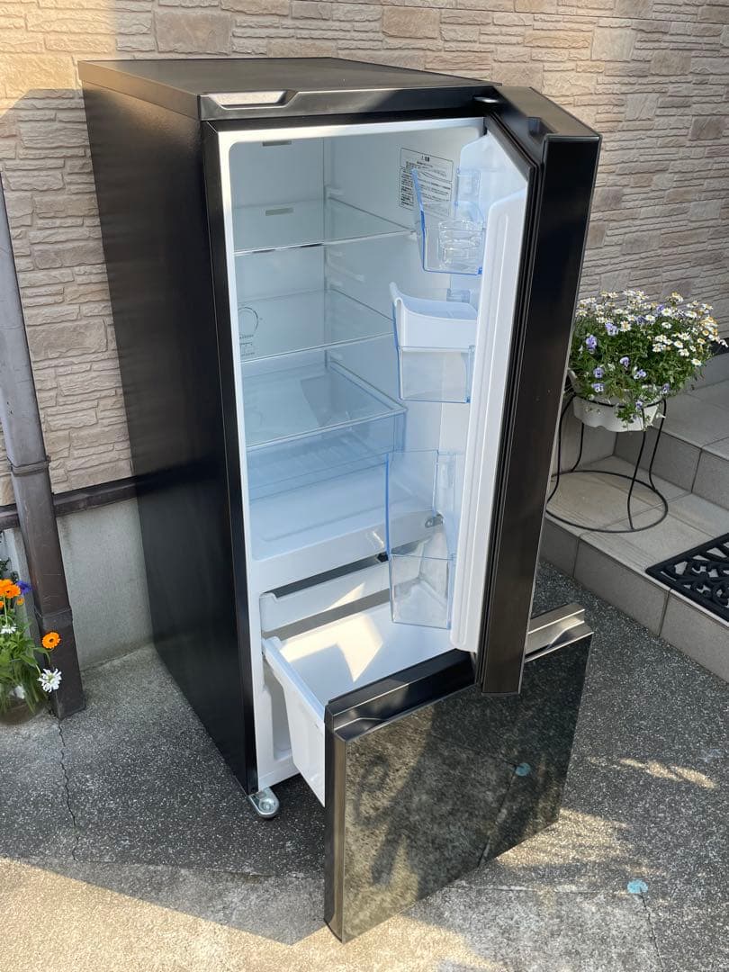 ✳️Hisenseノンフロン冷蔵庫 ★2023年製★162L★ミラーブラック