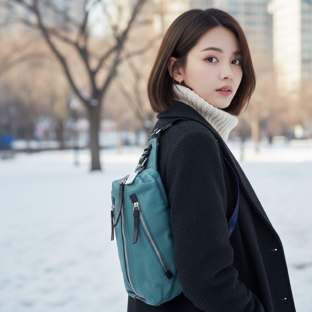 ✨希少色✨コーチ ボディバッグ トンプソン スリングバッグ クロスボディーレザー