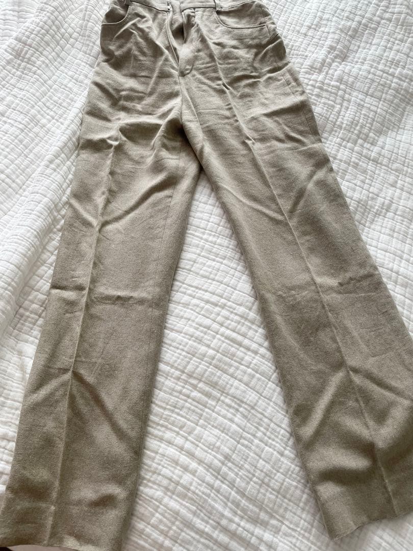 フロントタック ストレートパンツジャックムス