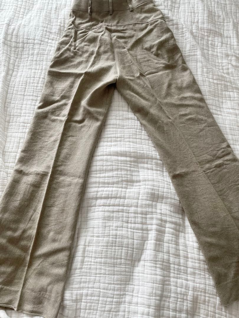 フロントタック ストレートパンツジャックムス