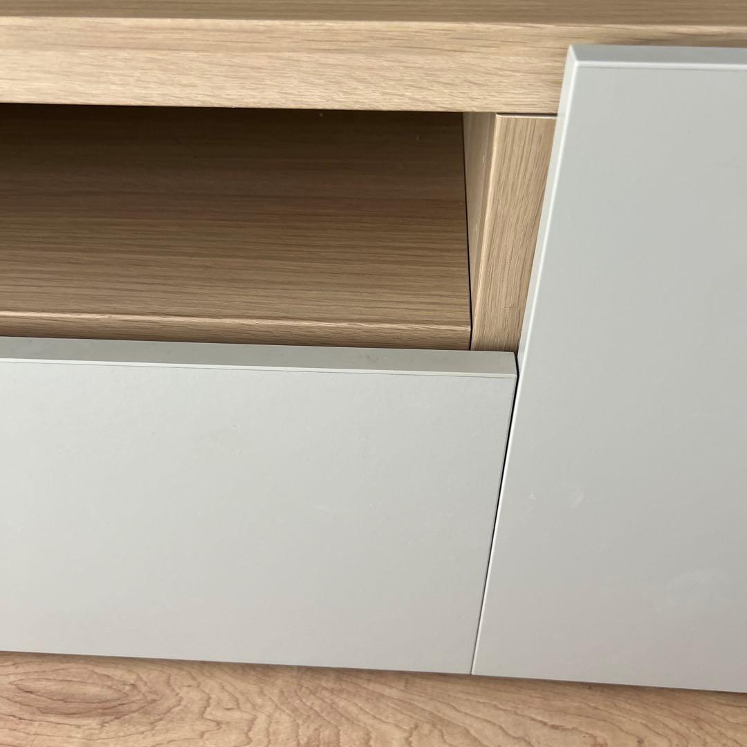【最終値下げ】IKEA BESTA テレビ台 幅180cm ホワイト/ナチュラル