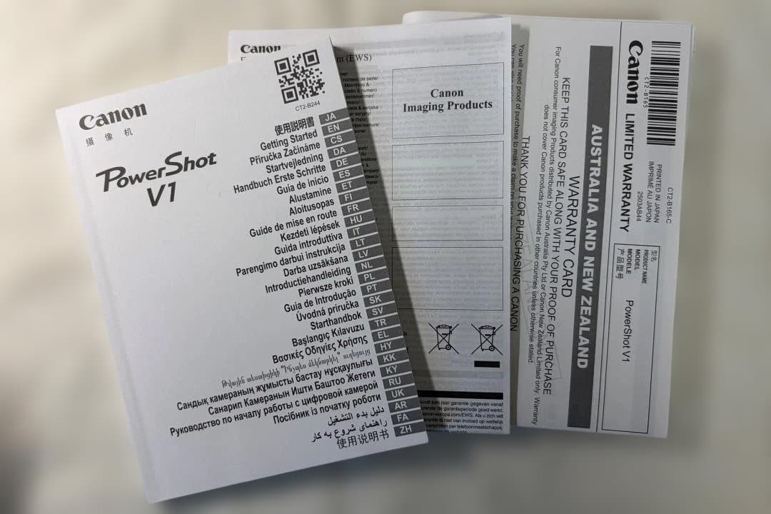 Canon PowerShot V1 コンパクトデジタルカメラ 豪華フルセット