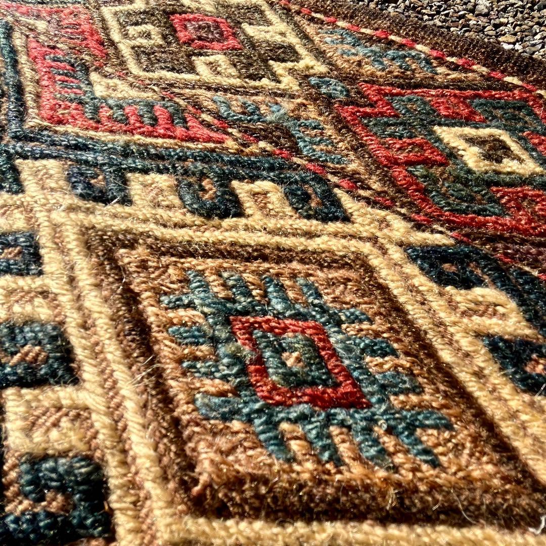 アンティークキリム/ジジム シャーサヴァン族？の袋表 手織りトライバルラグ