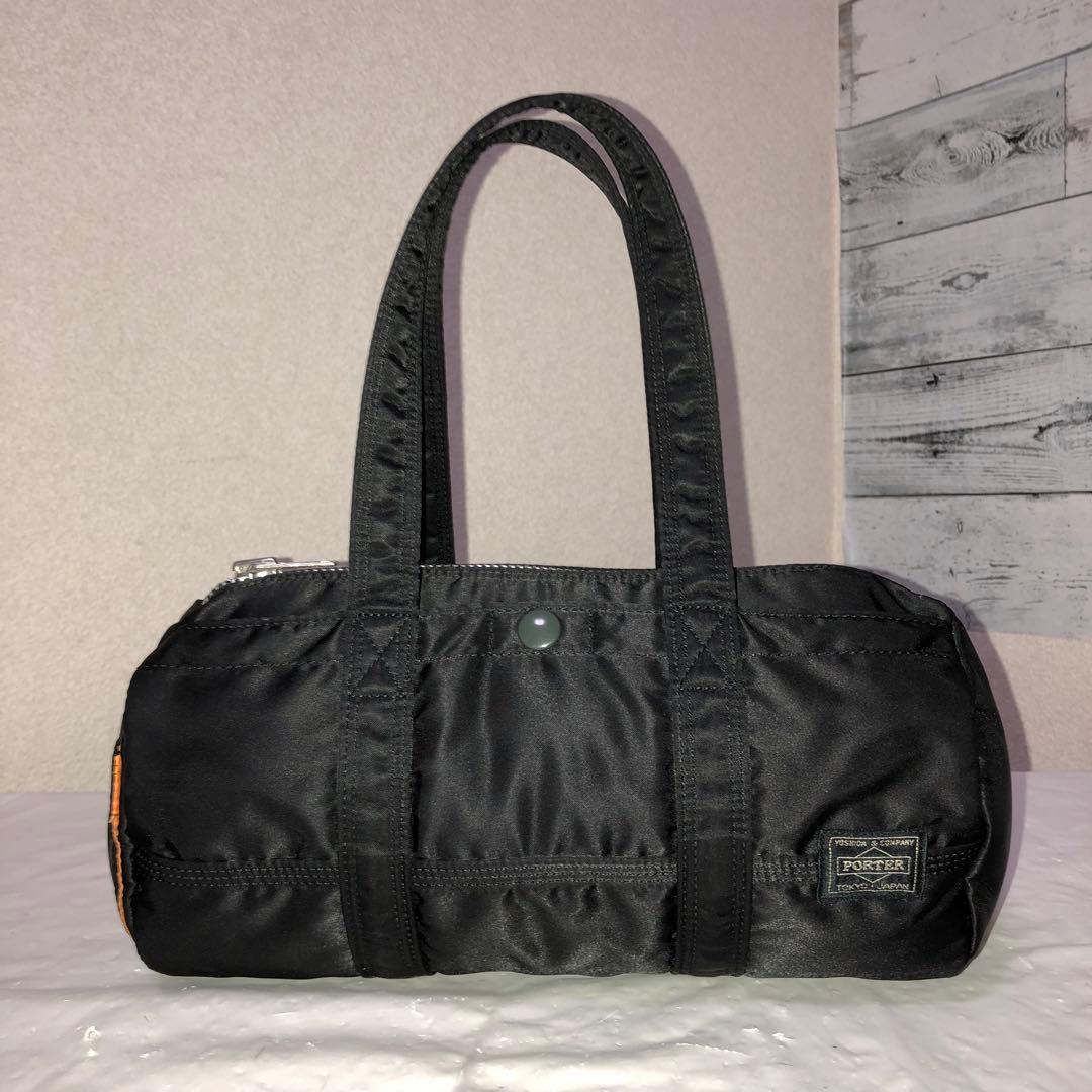 超美品✨現行タグ ポーター タンカー ミニダッフル ボストンS 黒 吉田カバン