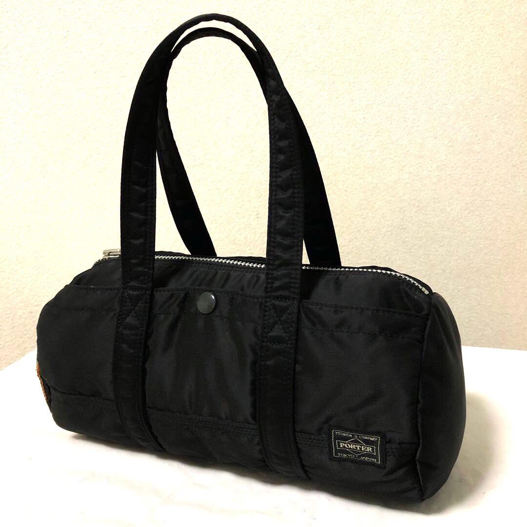 超美品✨現行タグ ポーター タンカー ミニダッフル ボストンS 黒 吉田カバン