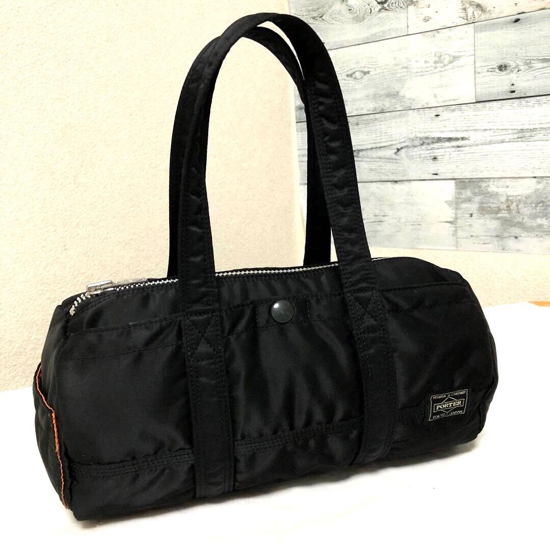 超美品✨現行タグ ポーター タンカー ミニダッフル ボストンS 黒 吉田カバン