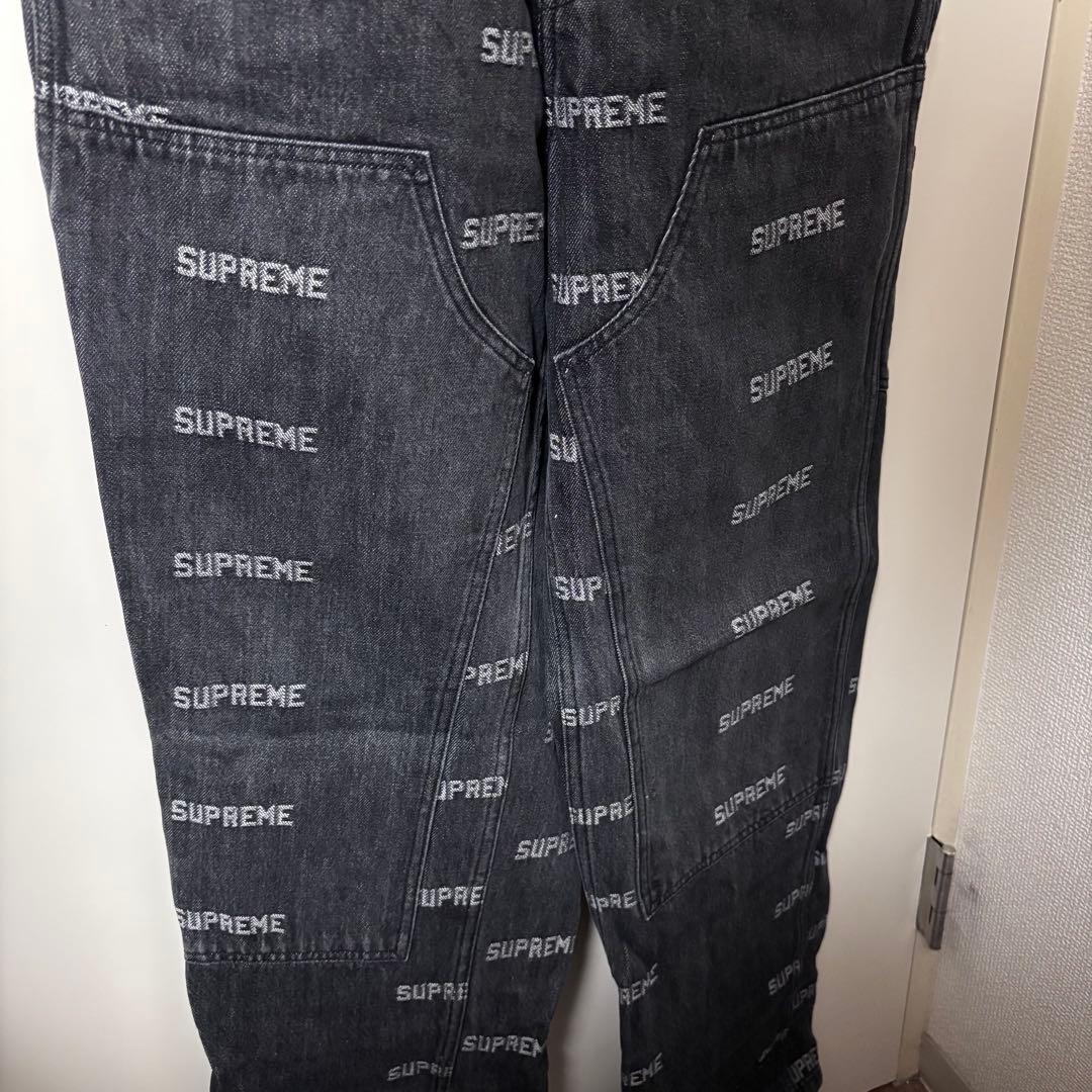 Supreme デニム オーバーオール ブラック シュプリーム S ツナギ