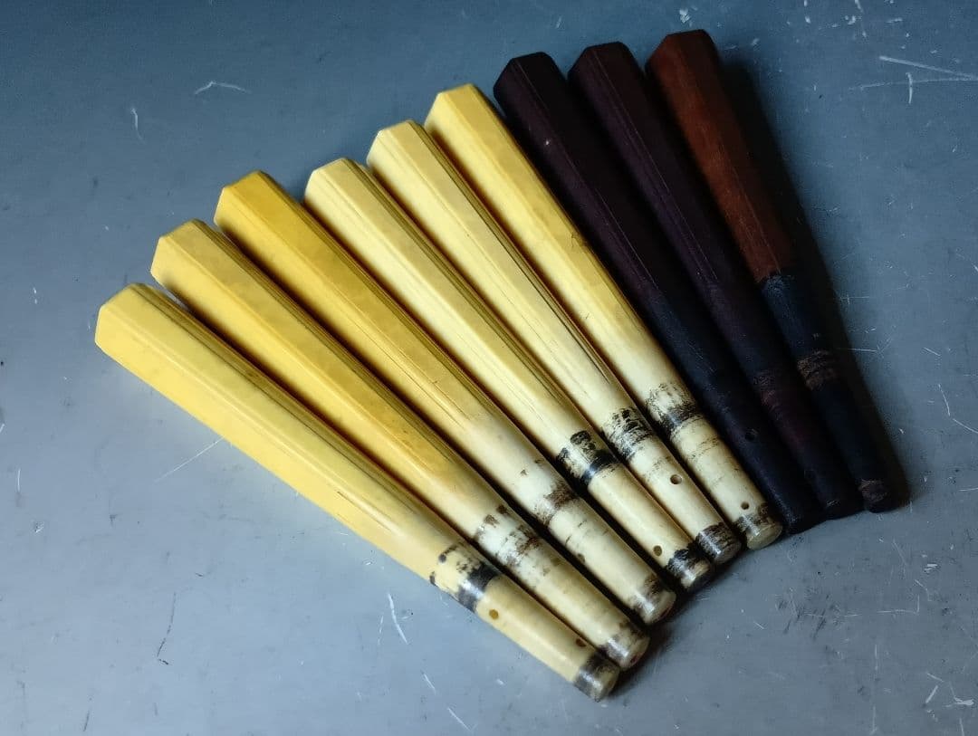 う*ん様 三味線の部品「糸巻」全9本