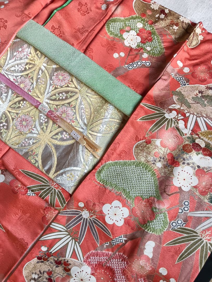 そごう誂　正統派　上質　高級振袖フルセット　川島織物帯　トール169 裄68