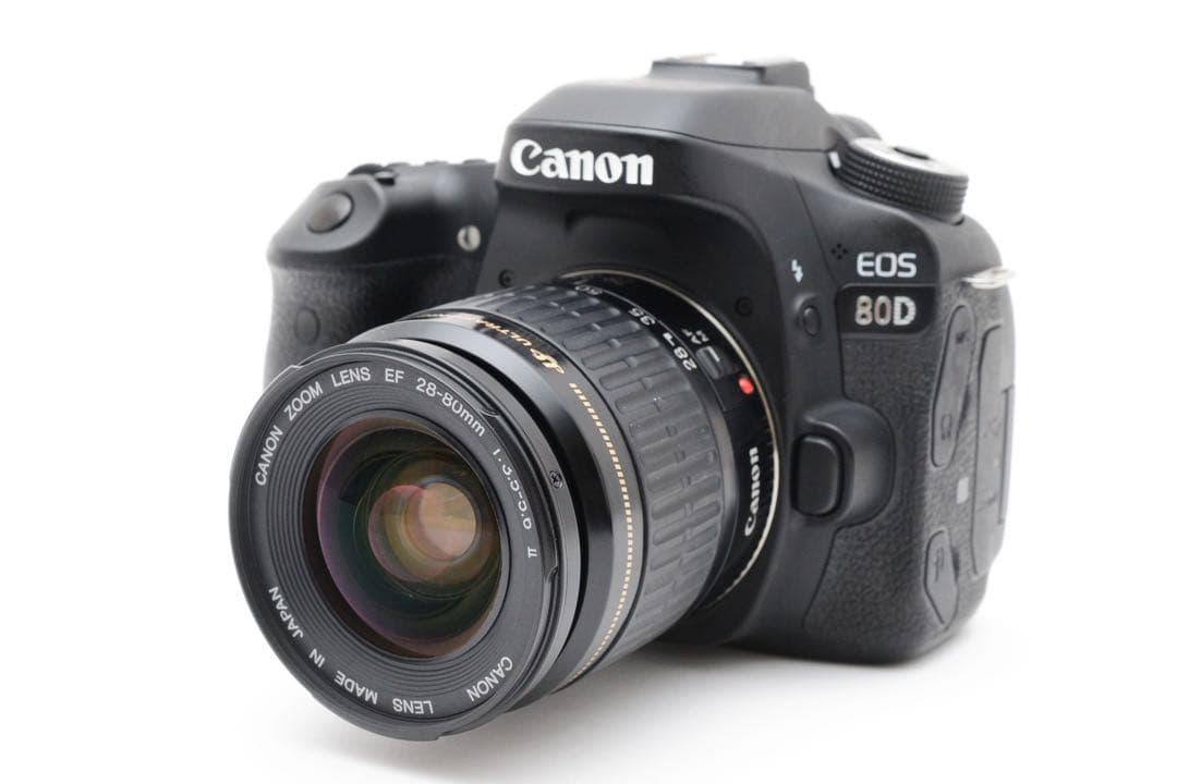 保証付/デジタル一眼レフカメラ/Canon EOS 80D標準レンズセット