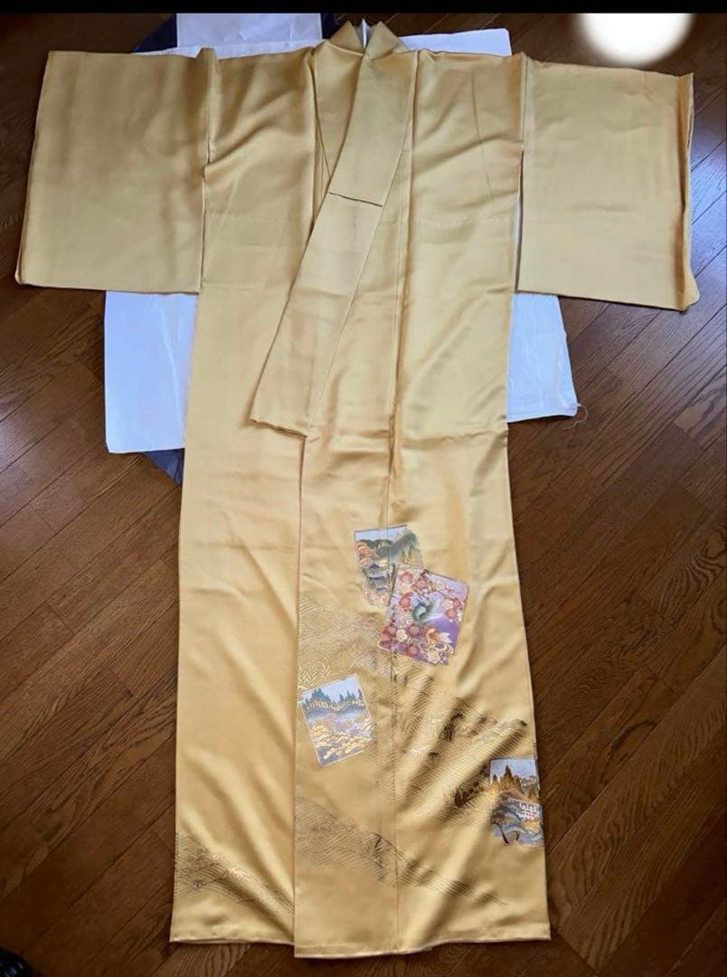 た*ま様 正絹　訪問着　京金彩友禅　和田光正　裄丈69