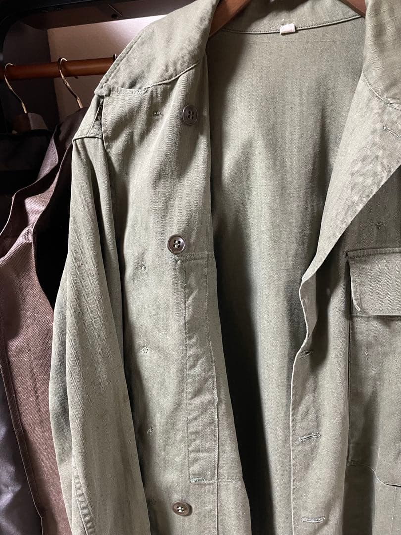 【40'sVINTAGE】US ARMY HBTJACKET