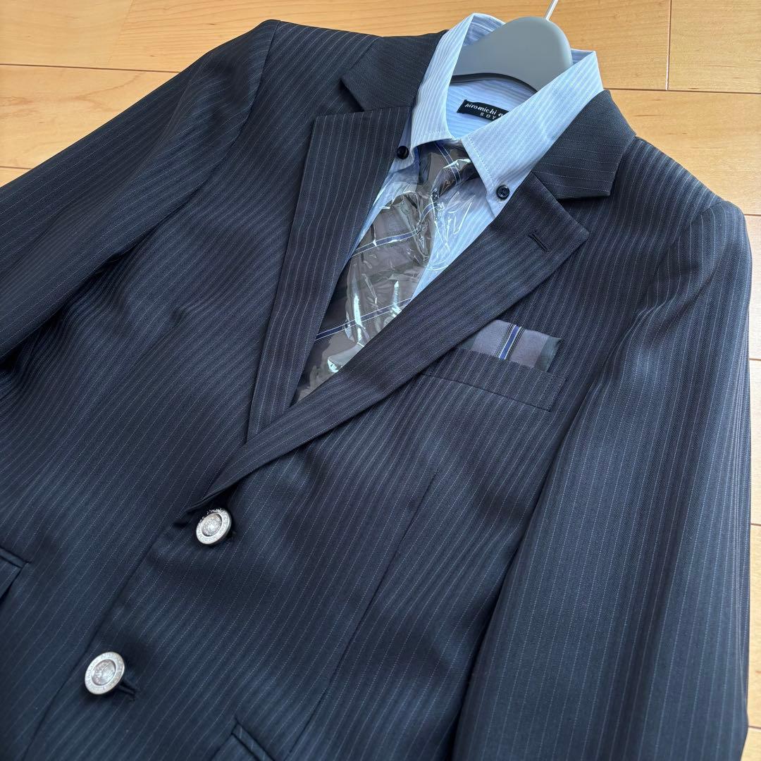 【新品】 ヒロミチナカノ キッズフォーマル スーツ 150 卒業式 男の子 完品