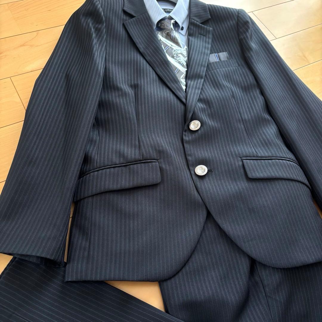 【新品】 ヒロミチナカノ キッズフォーマル スーツ 150 卒業式 男の子 完品