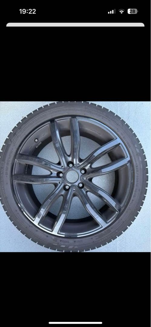 19インチ ブラック ホイールセット