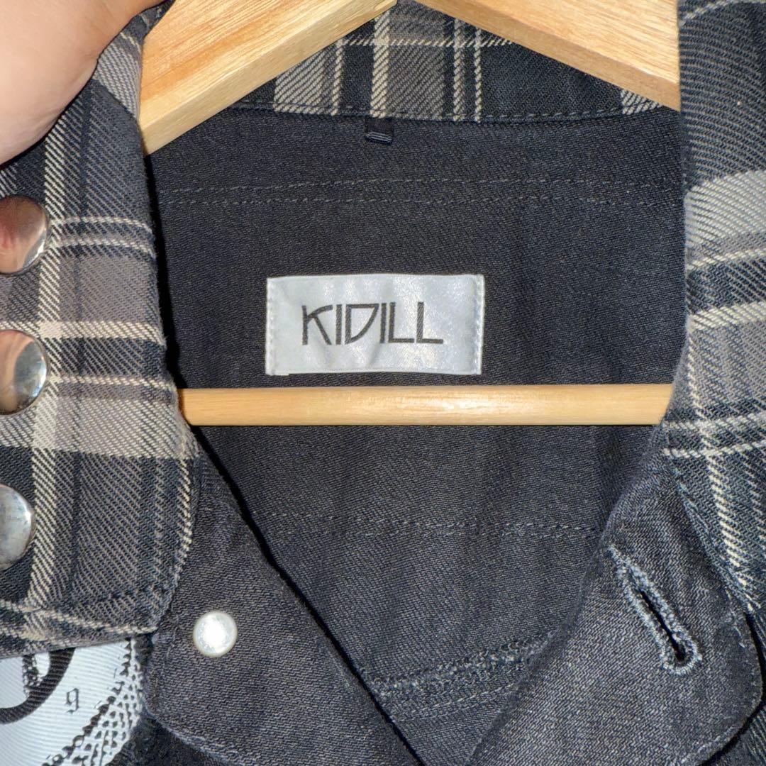 KIDILL 2025ss ブラックデニム　ベスト