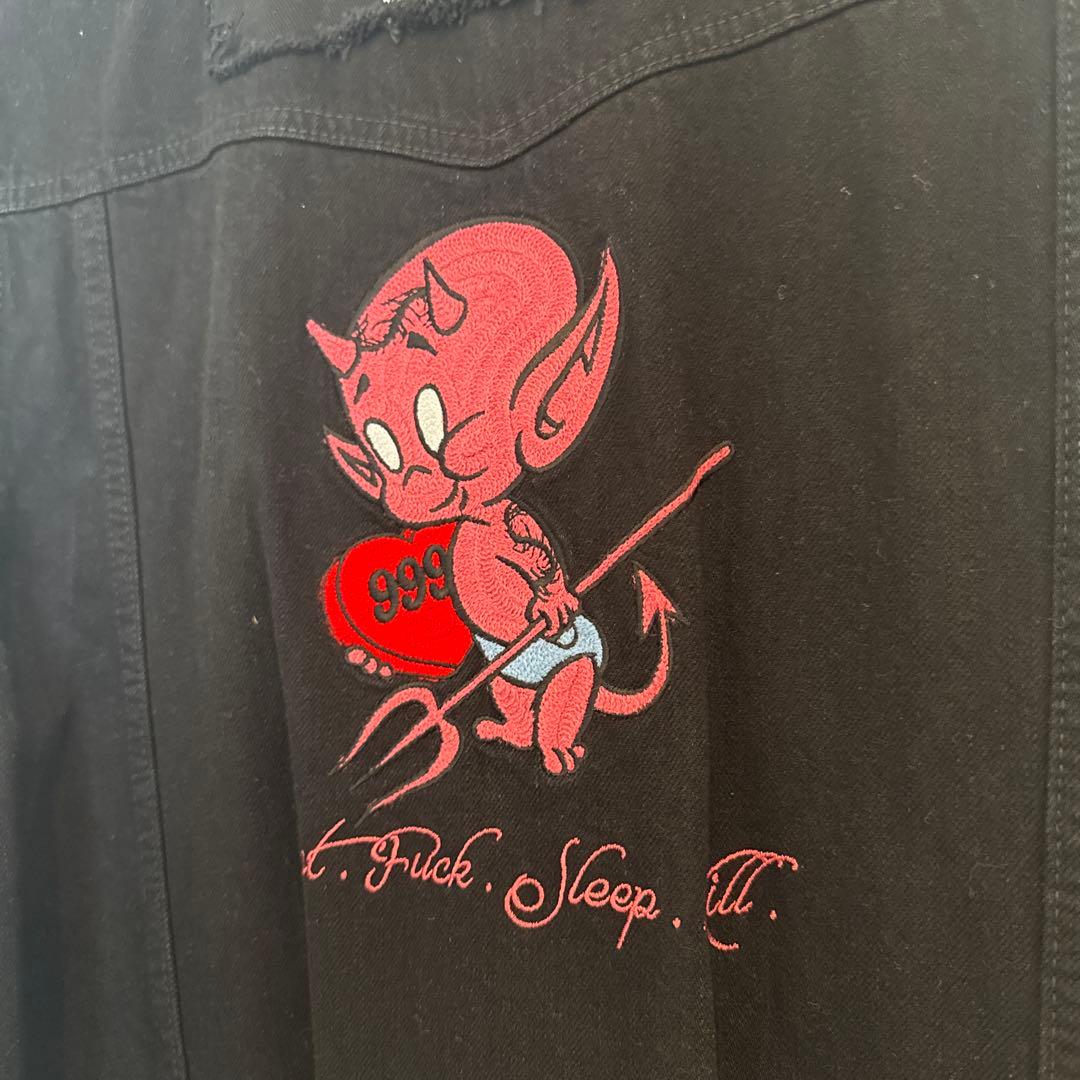 KIDILL 2025ss ブラックデニム　ベスト