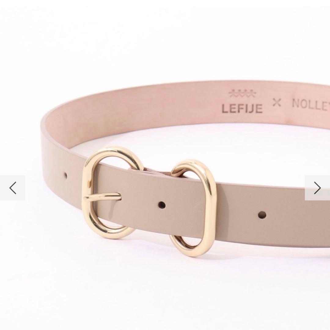 新品未使用　完売カラー ブラック 【NOLLEY’S別注 LEFIJE ベルト】