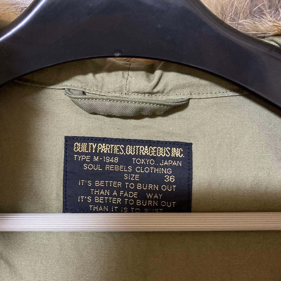 ワコマリア　ギルティパーティーズ　モッズコート　M51 サイズ36