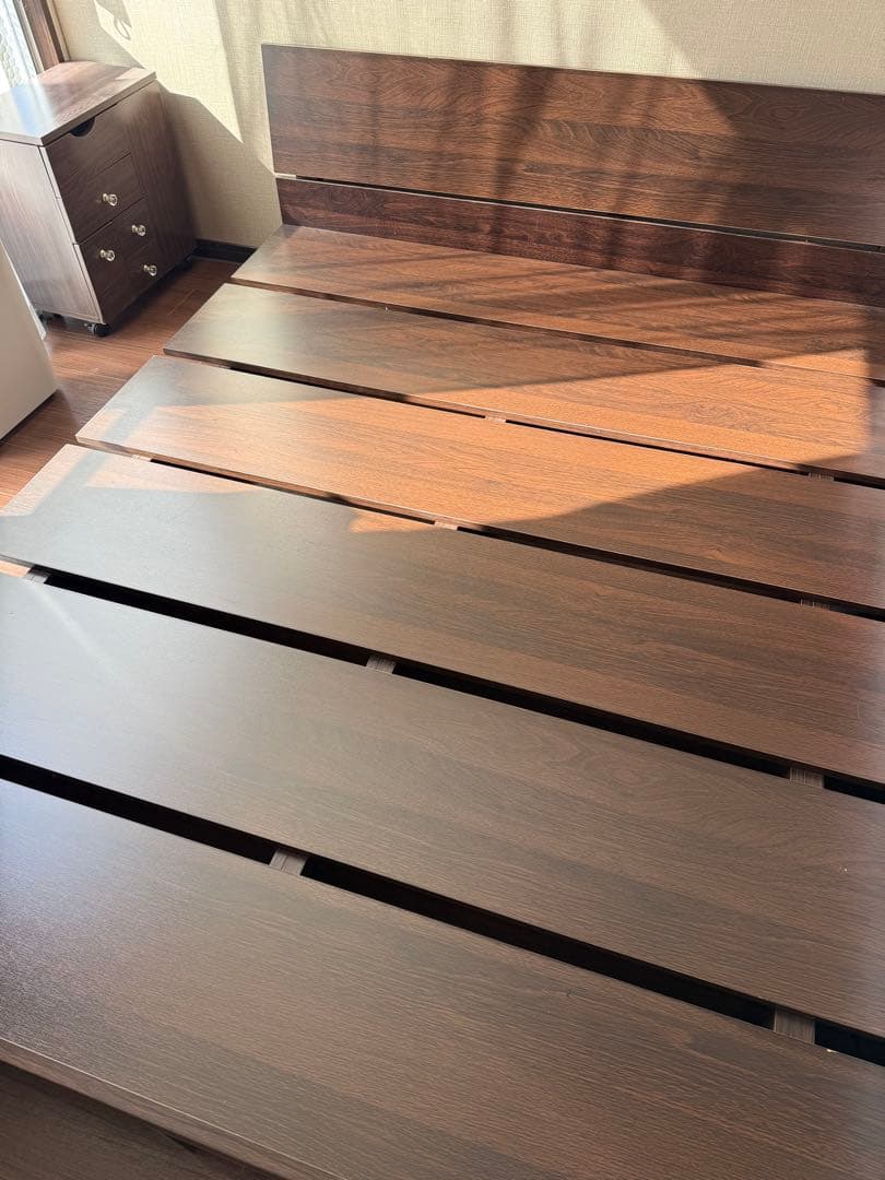 値下げ！LOWYA★ダブル★ベッド★フレーム ★2月いっぱいまで