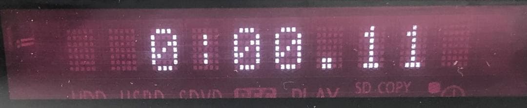 完動品 美品 Panasonic DVDレコーダー DMR-XW120-K