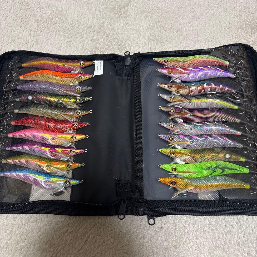 k*n様 極美品スクイッドマニア3.5号20本まとめ売り40 本収納エメラルダス