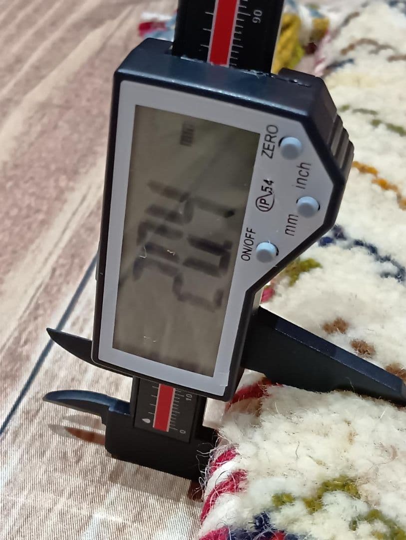 【ヨーセイゲン】ペルシャ絨毯　ギャッベ　座布団　手織り　イラン(52)