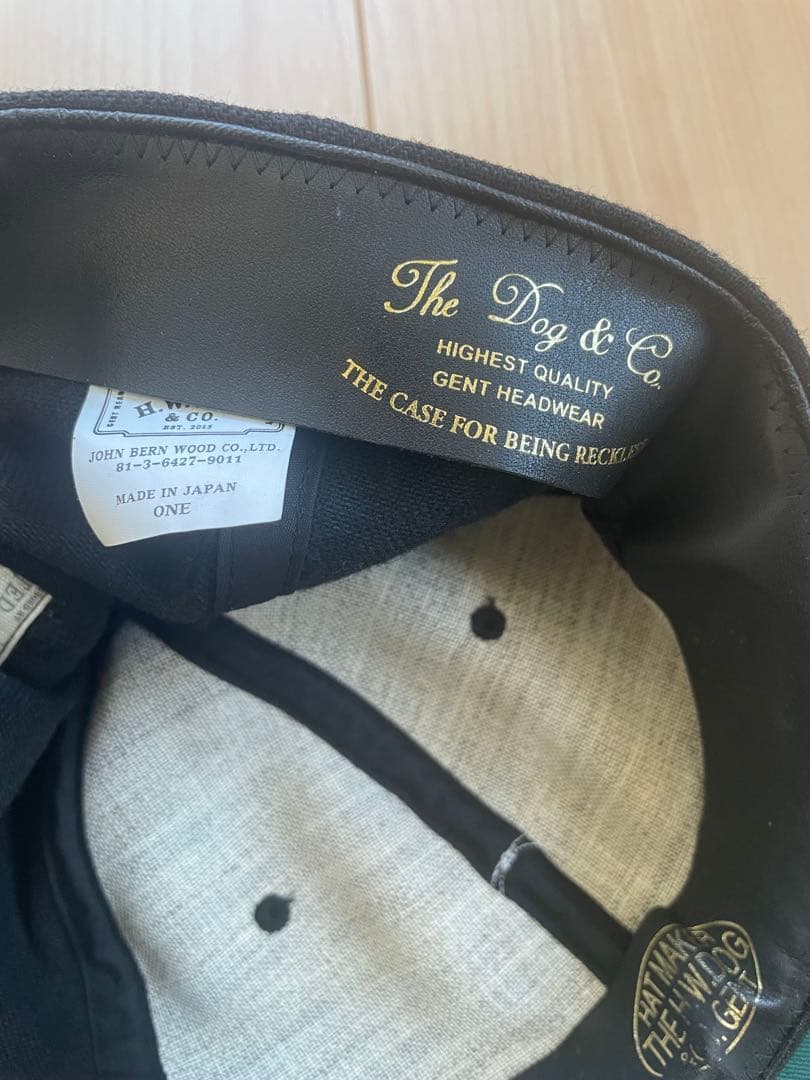 美品　the dog&co ベースボールキャップTHE.HW.DOG&CO