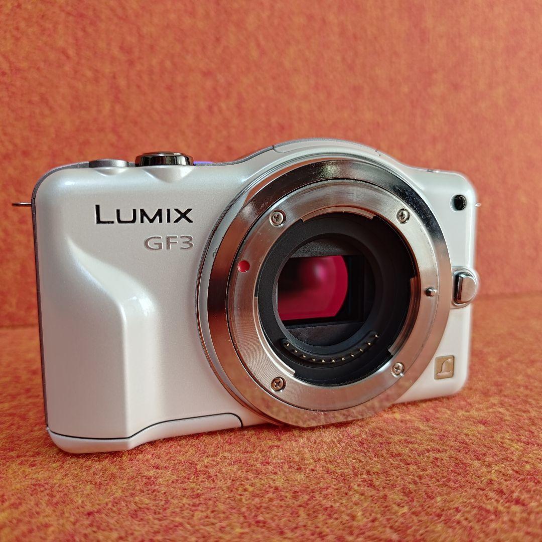 パナソニック/ルミックス/DMC-GF3-W/動作確認済み/付属品あり