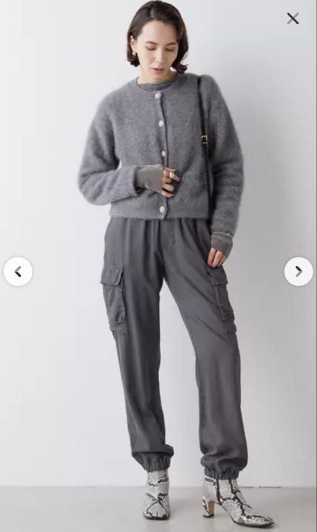 大人気完売品‼︎美品‼︎Whim Gazette カシミヤ混ファーニットジャケット