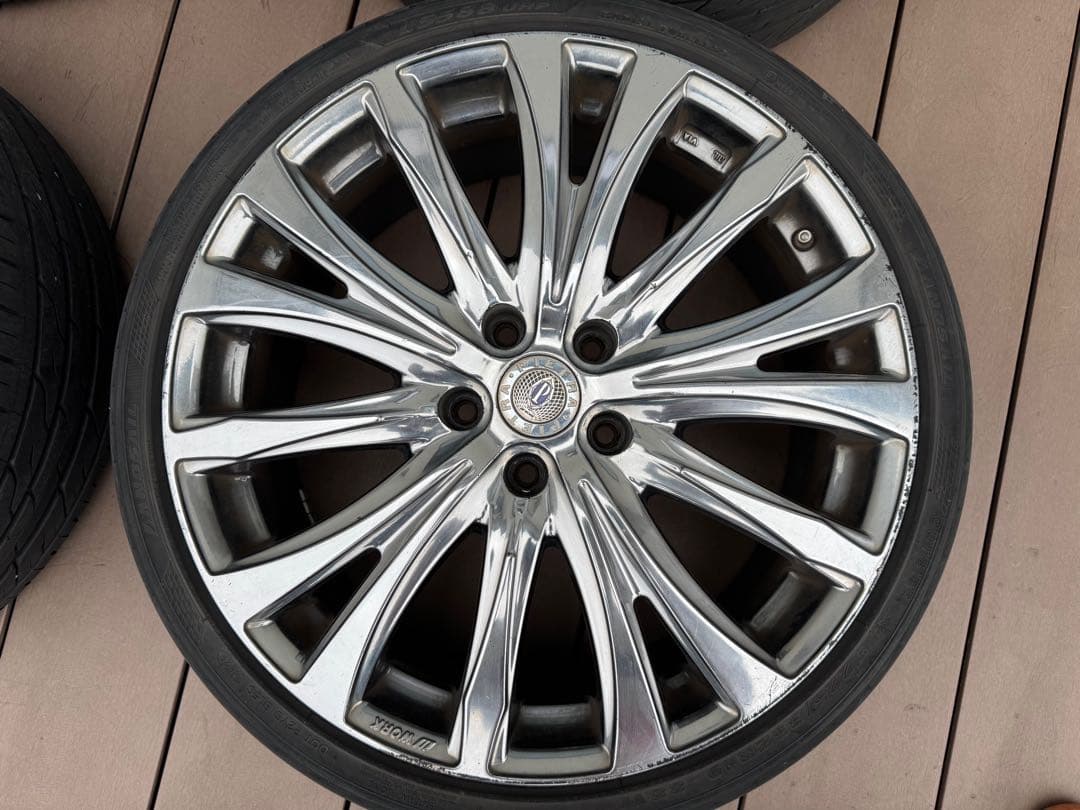 WORK PIETRA 19インチ 4本セット　ホイールロック付き！