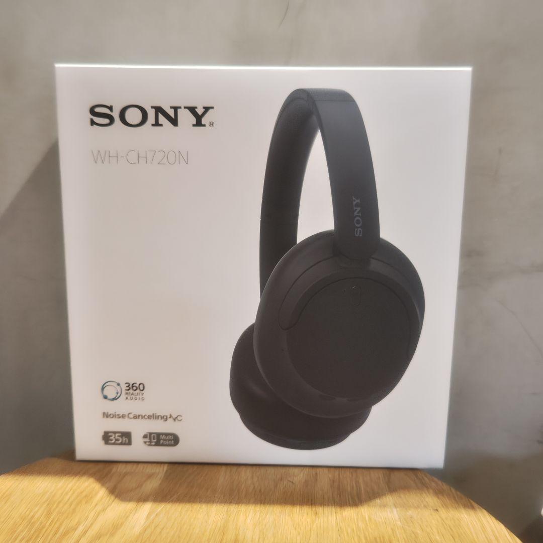 美品 SONY ワイヤレスヘッドホン WH-CH720N ブラック
