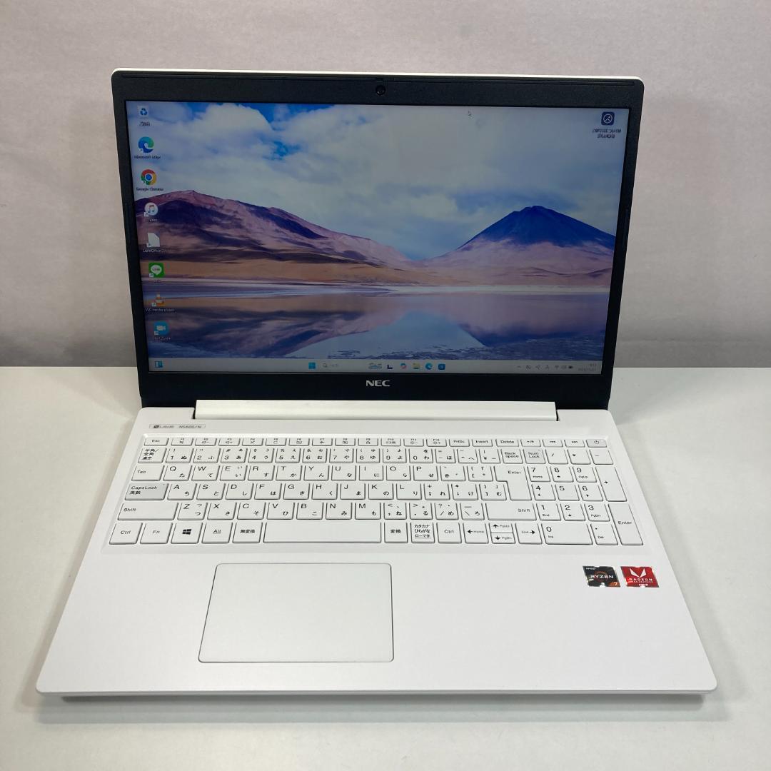 NEC エヌイーシー ノートパソコン Ryzen7 SSD Windows11