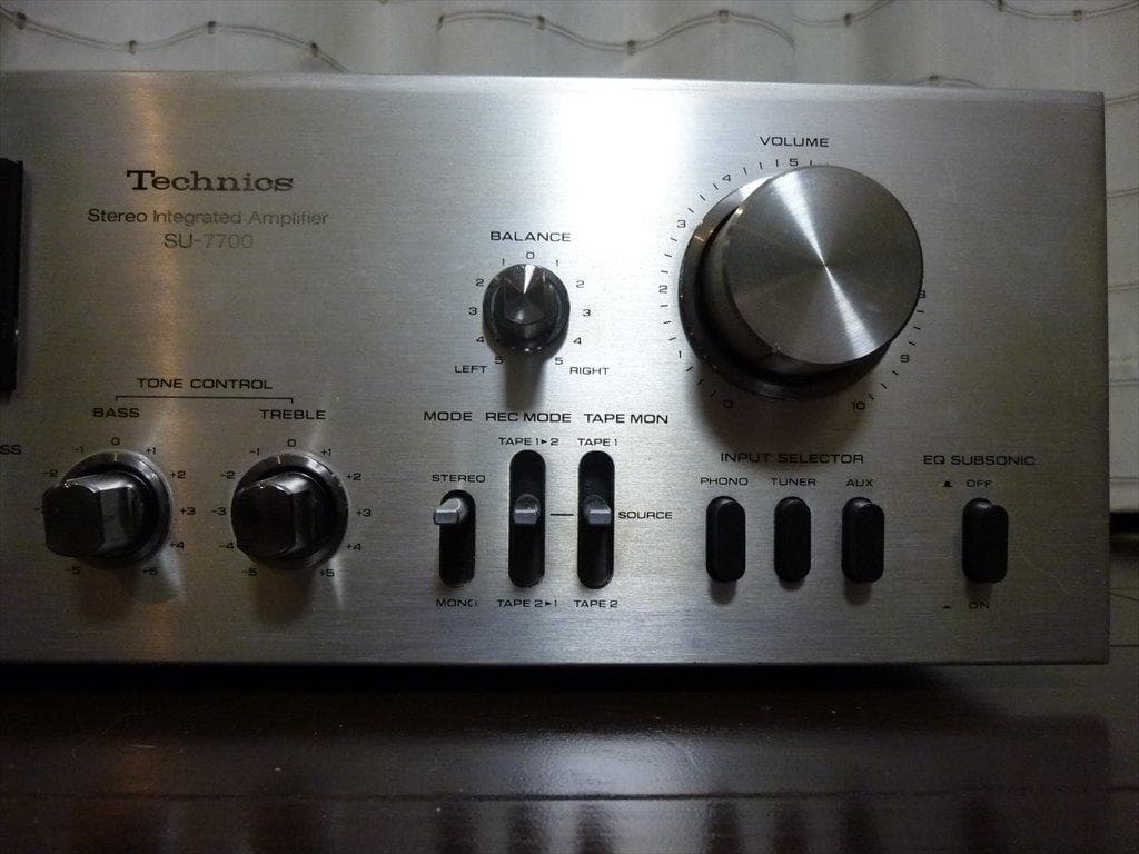 Technics テクニクス プリメインアンプ SU-7700 修理済全機能動作