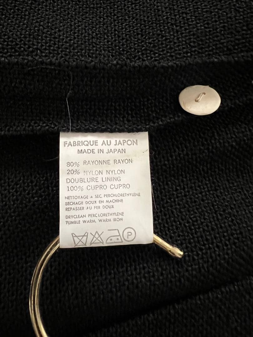 ヴィンテージ Yohji Yamamoto ピークドラペルジャケット 春夏 S