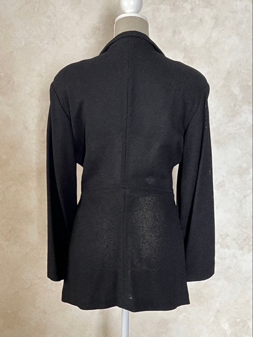 ヴィンテージ Yohji Yamamoto ピークドラペルジャケット 春夏 S