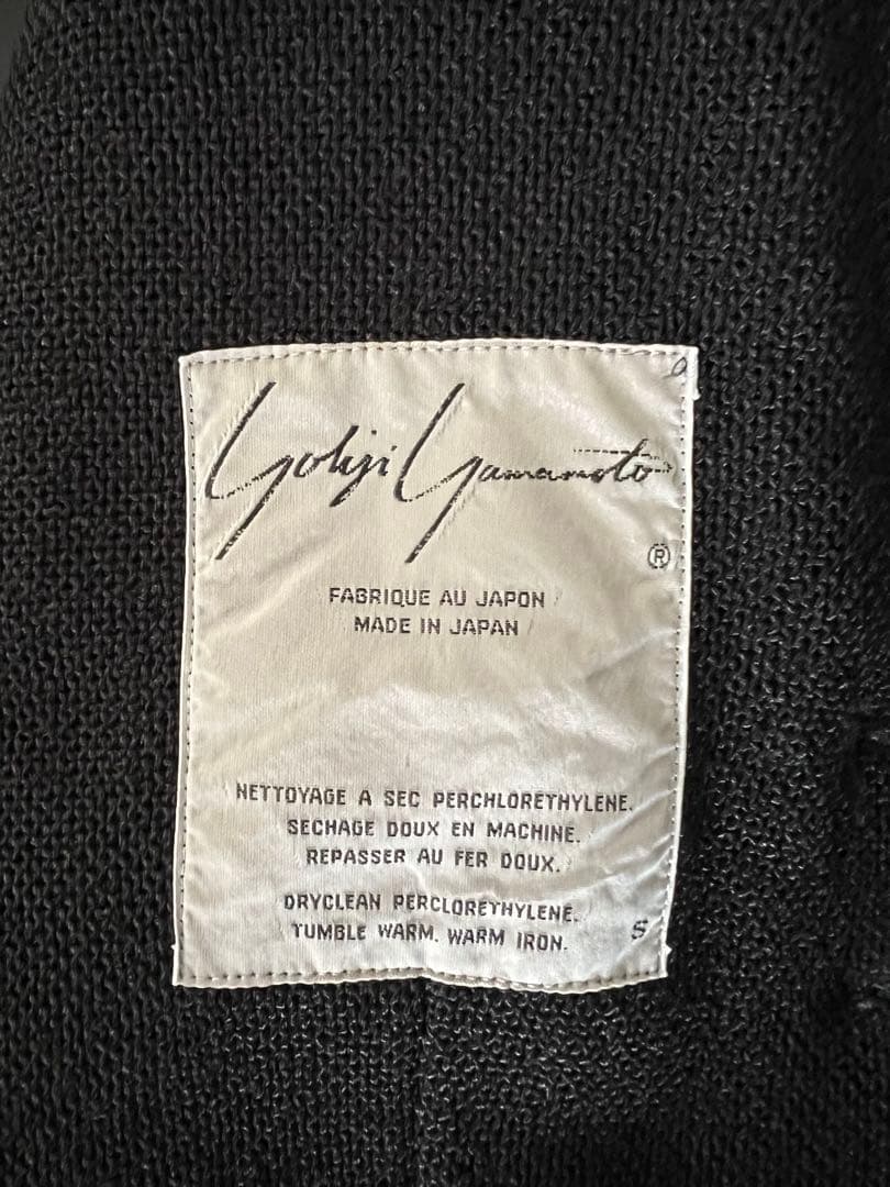 ヴィンテージ Yohji Yamamoto ピークドラペルジャケット 春夏 S