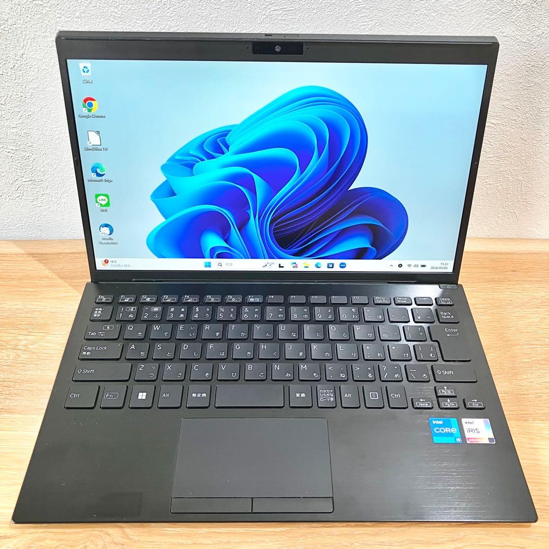 バッテリー良好/16G/VAIO/SSD/Win11/軽量/ノートパソコン